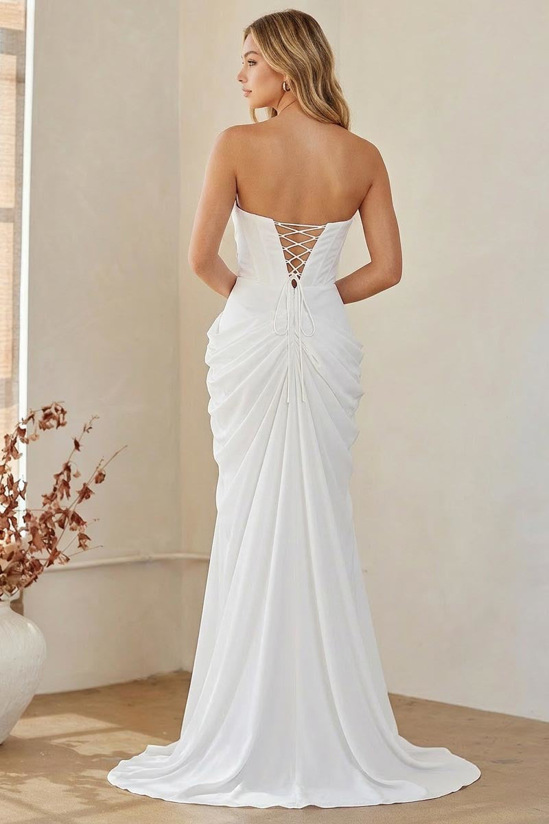 Fitted Strapless Gown by Amelia Couture 6149 - image 2