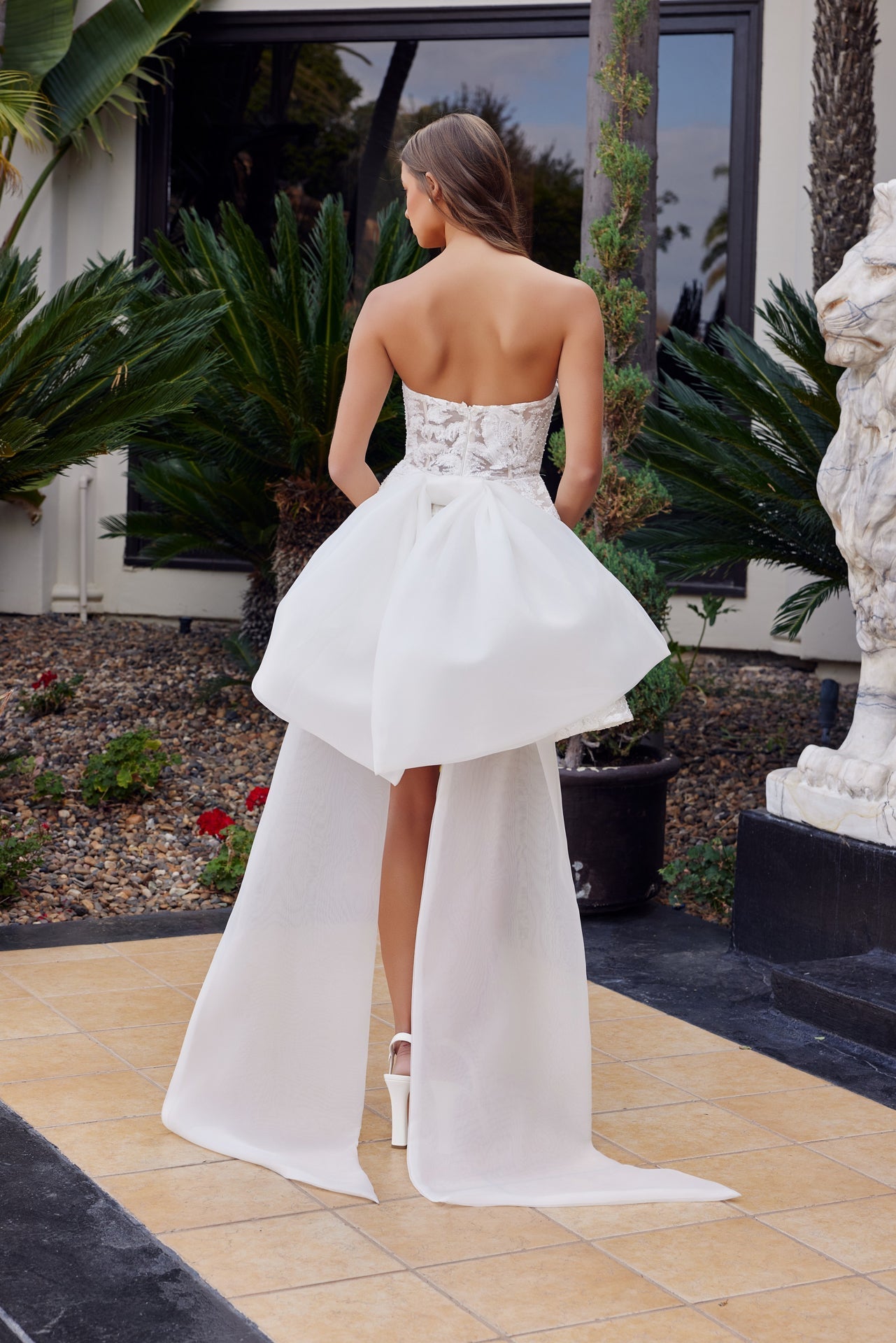 Embroidered Short Strapless Dress by Nox Anabel JQ1017 - product image 10