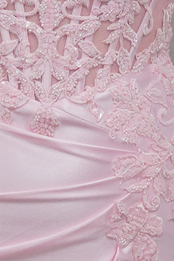 Applique Short Off Shoulder Dress by Nox Anabel D7013 - product image 3