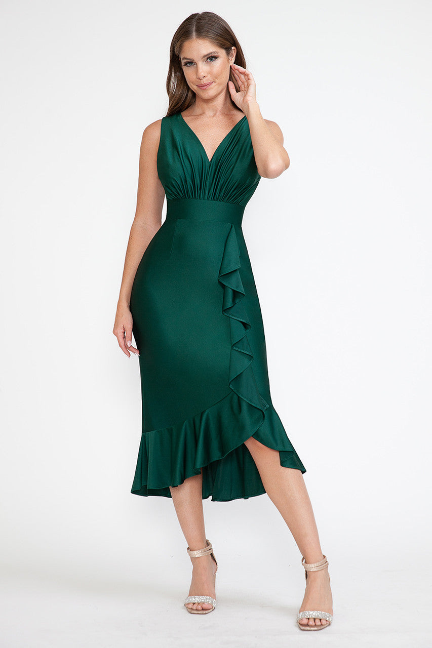 Sleeveless Ruffled Midi Dress by Lenovia 5280 - product image 5