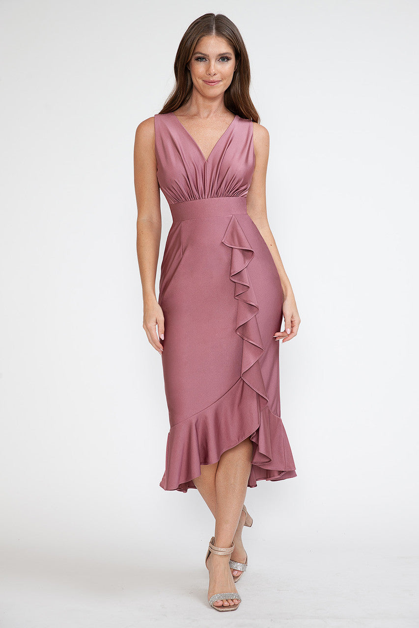 Sleeveless Ruffled Midi Dress by Lenovia 5280 - product image 9