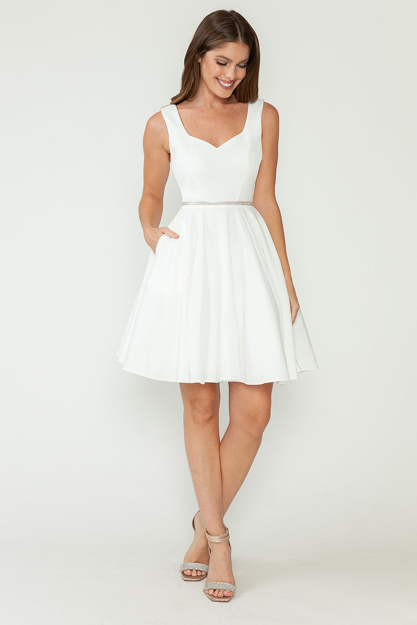 Crepe Short Sleeveless Dress by Lenovia 5259 - product image 5