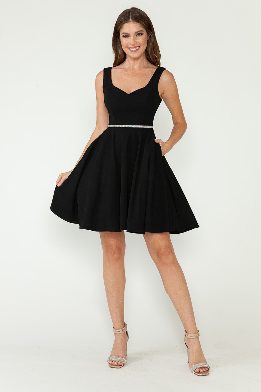 Crepe Short Sleeveless Dress by Lenovia 5259 - product image 7
