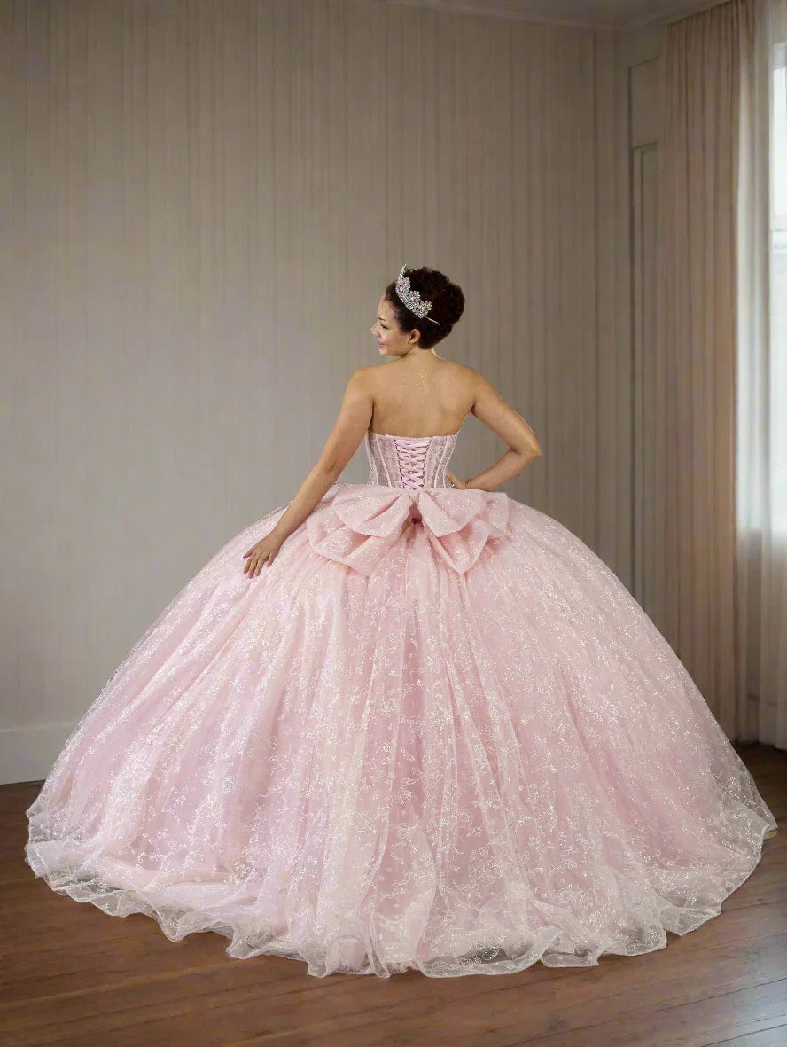 Strapless Corset Bow Ball Gown by Calla SCL-30030 - product image 9