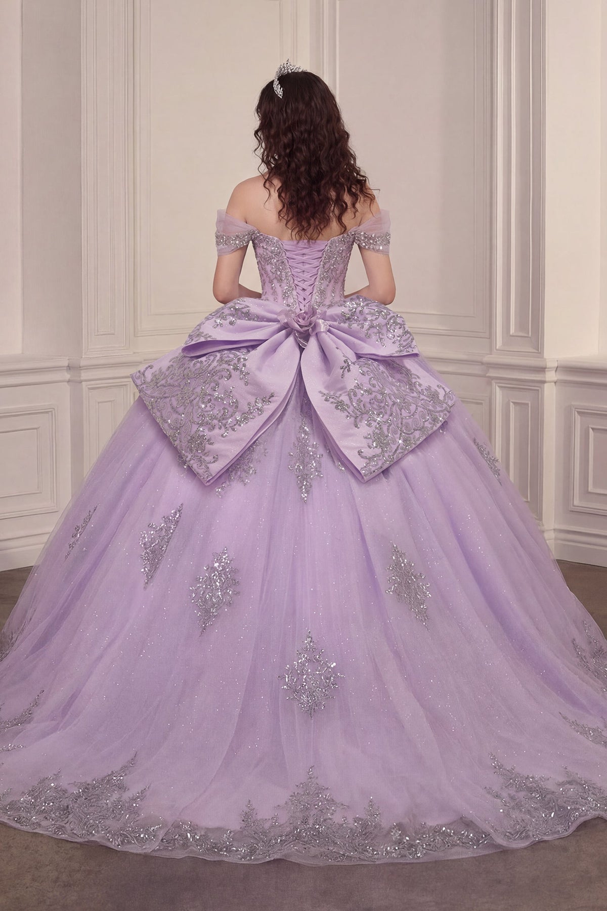 Applique Sweetheart Ball Gown by Ladivine 15730 - product image 2