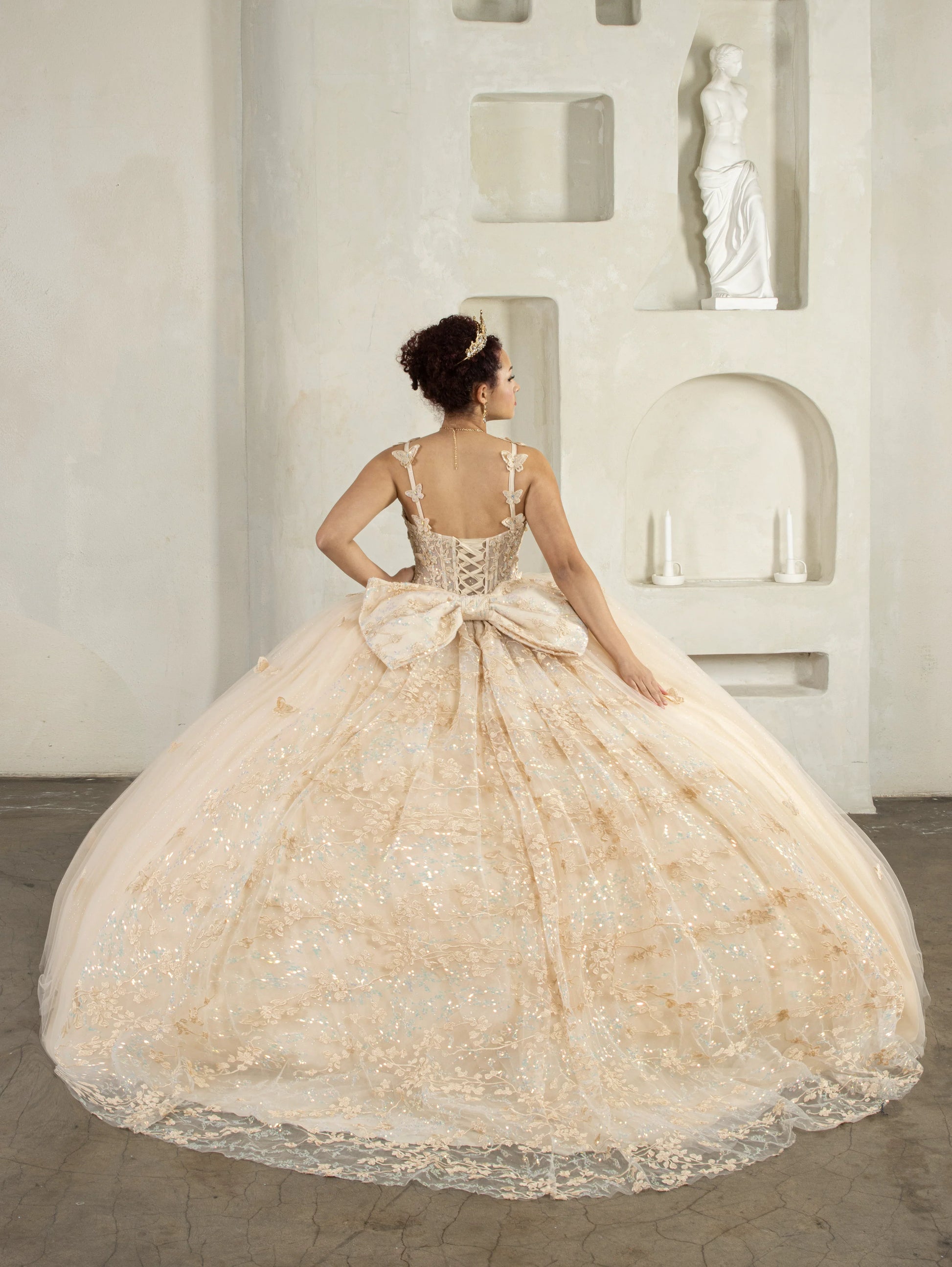 Applique Sleeveless Ball Gown by Calla SCL-30039 - product image 2