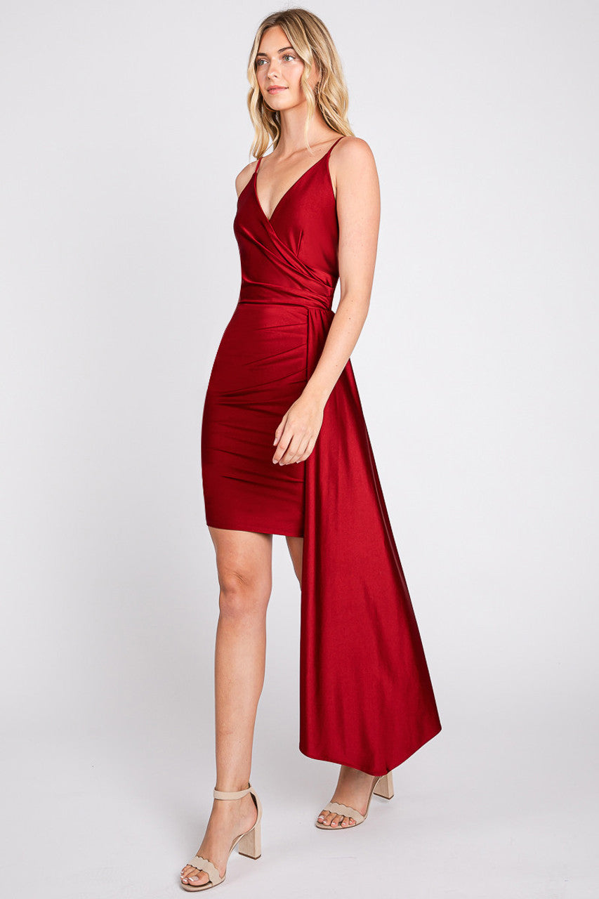 Fitted Short Sleeveless V-Neck Dress by Lenovia 3057 - product image 4
