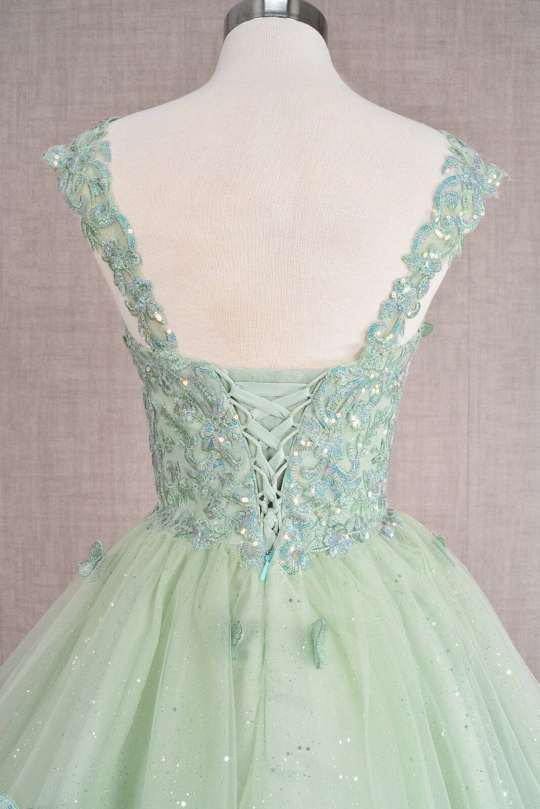 3D Butterfly Short Sleeveless Dress by Elizabeth K GS3186 - product image 8