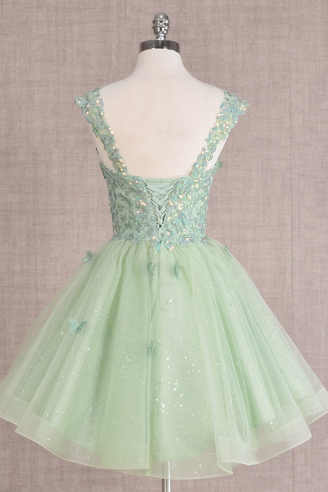 3D Butterfly Short Sleeveless Dress by Elizabeth K GS3186 - product image 6