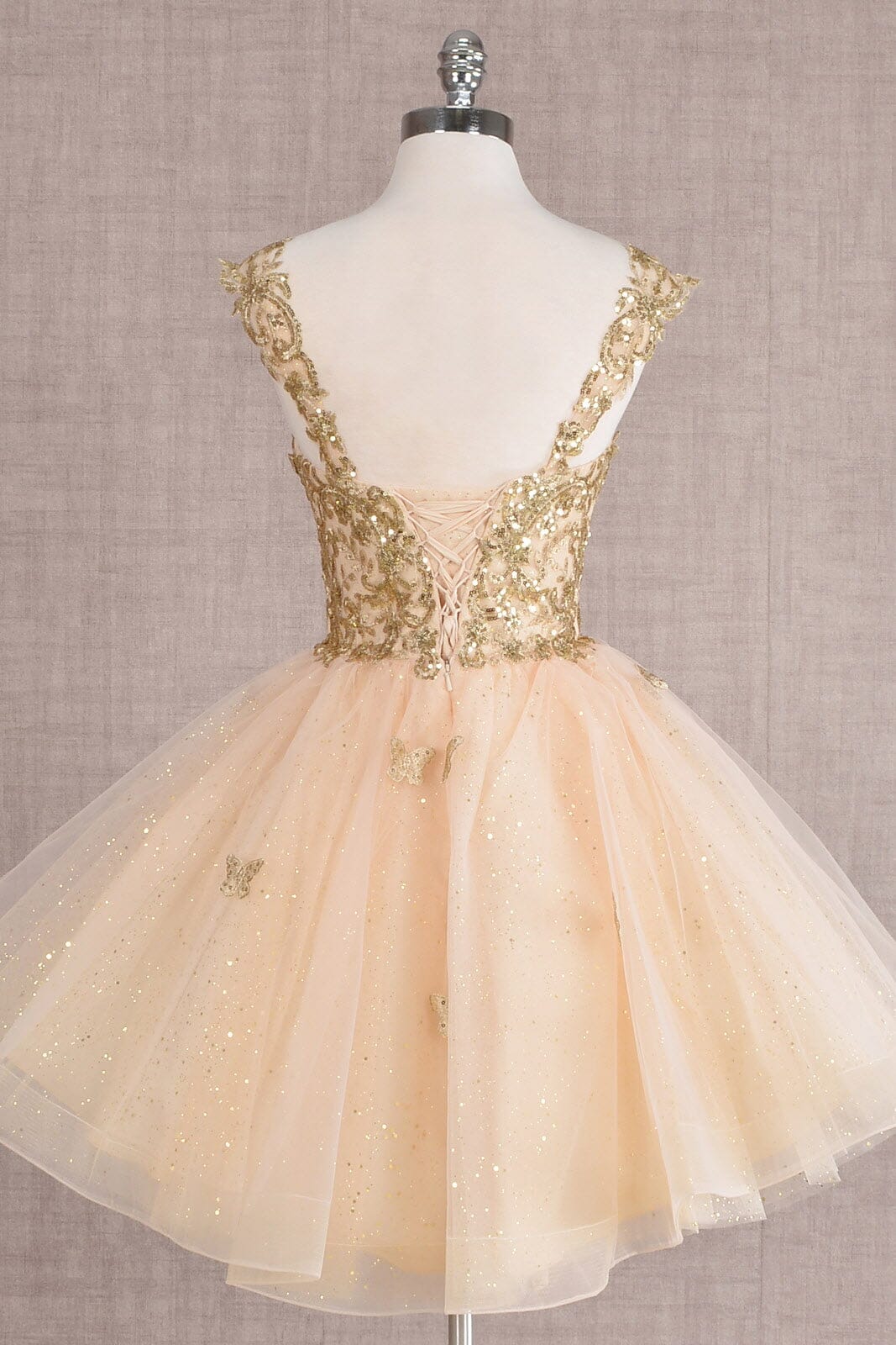 3D Butterfly Short Sleeveless Dress by Elizabeth K GS3186 - product image 35