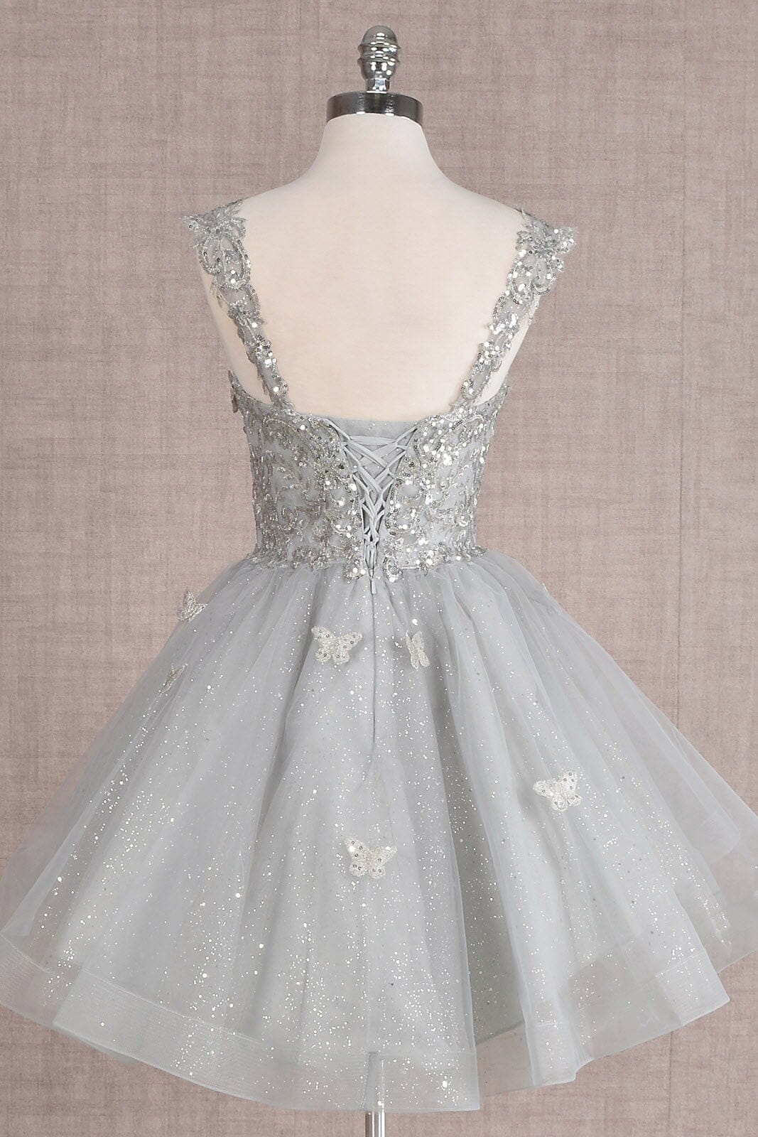 3D Butterfly Short Sleeveless Dress by Elizabeth K GS3186 - product image 41
