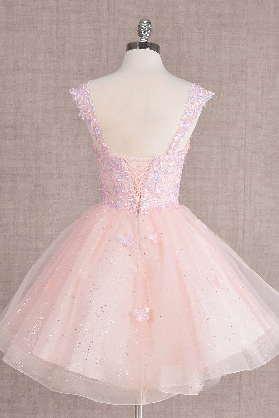 3D Butterfly Short Sleeveless Dress by Elizabeth K GS3186 - product image 14