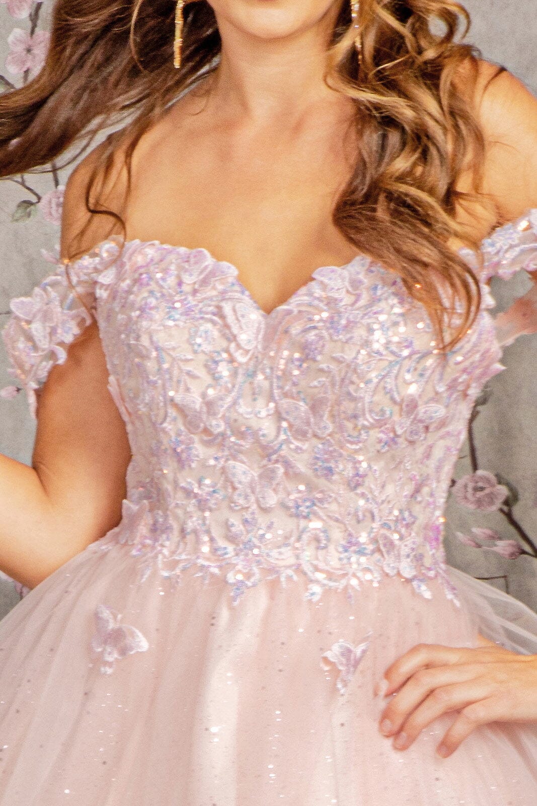 3D Butterfly Short Sleeveless Dress by Elizabeth K GS3186 - product image 11