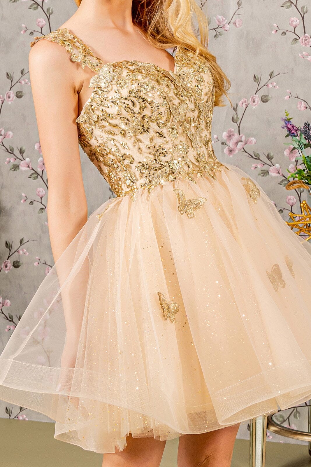 3D Butterfly Short Sleeveless Dress by Elizabeth K GS3186 - product image 32