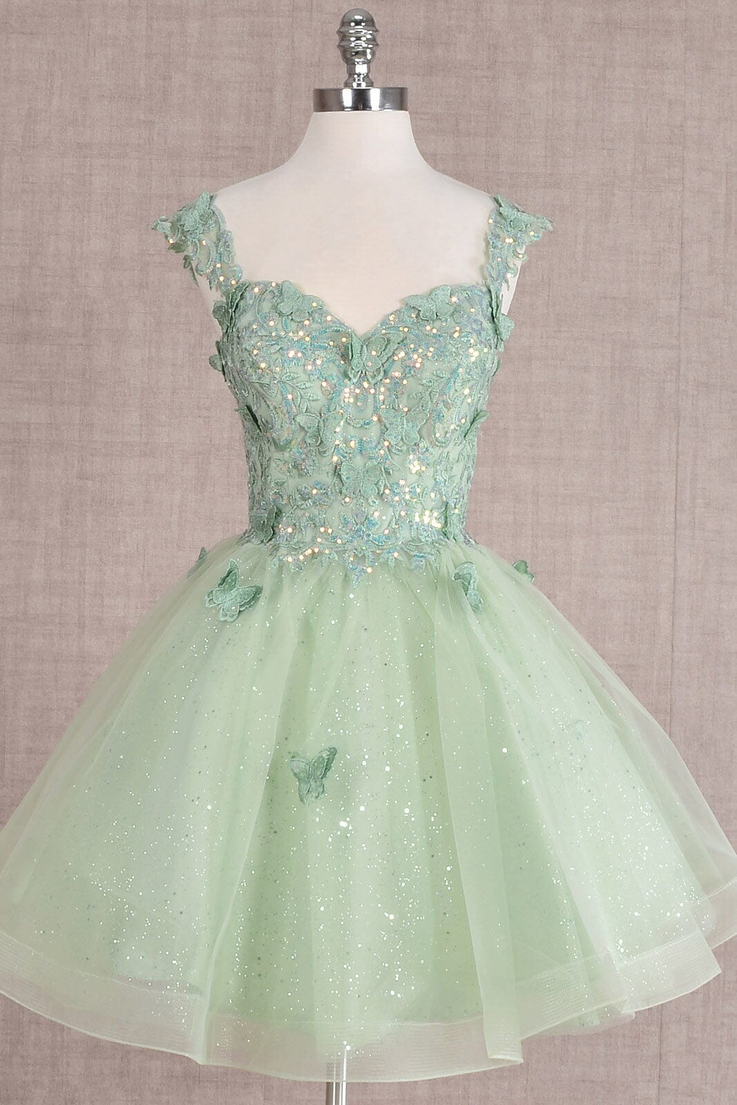 3D Butterfly Short Sleeveless Dress by Elizabeth K GS3186 - product image 5