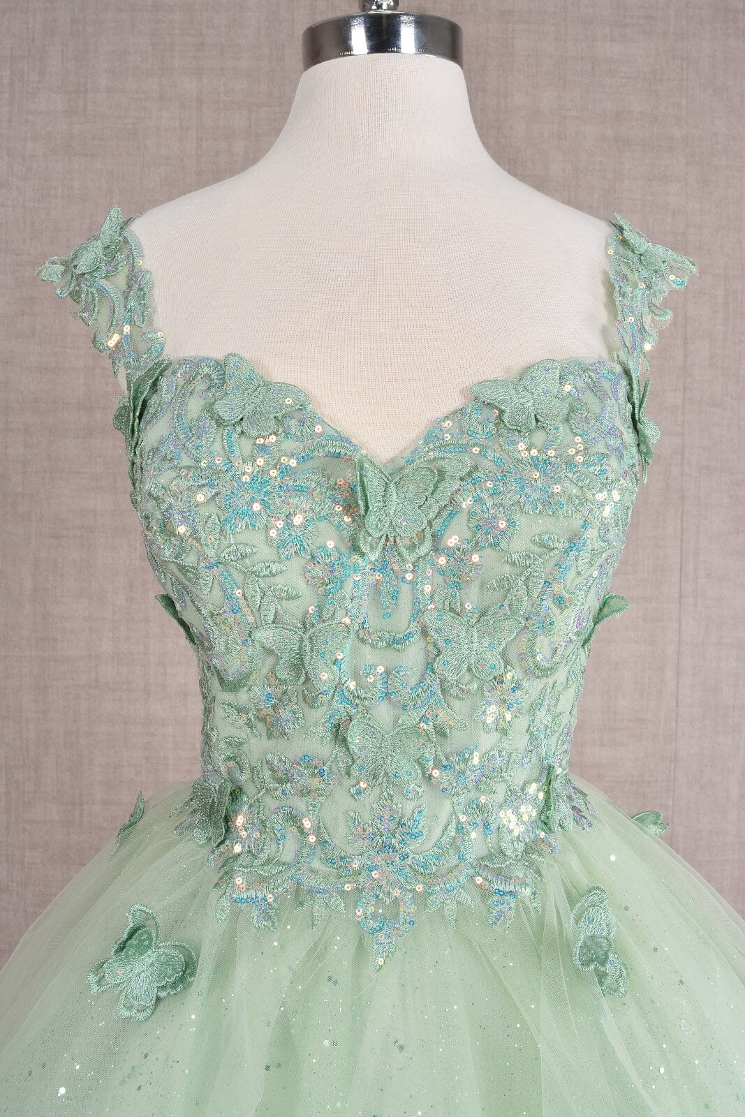3D Butterfly Short Sleeveless Dress by Elizabeth K GS3186 - product image 7