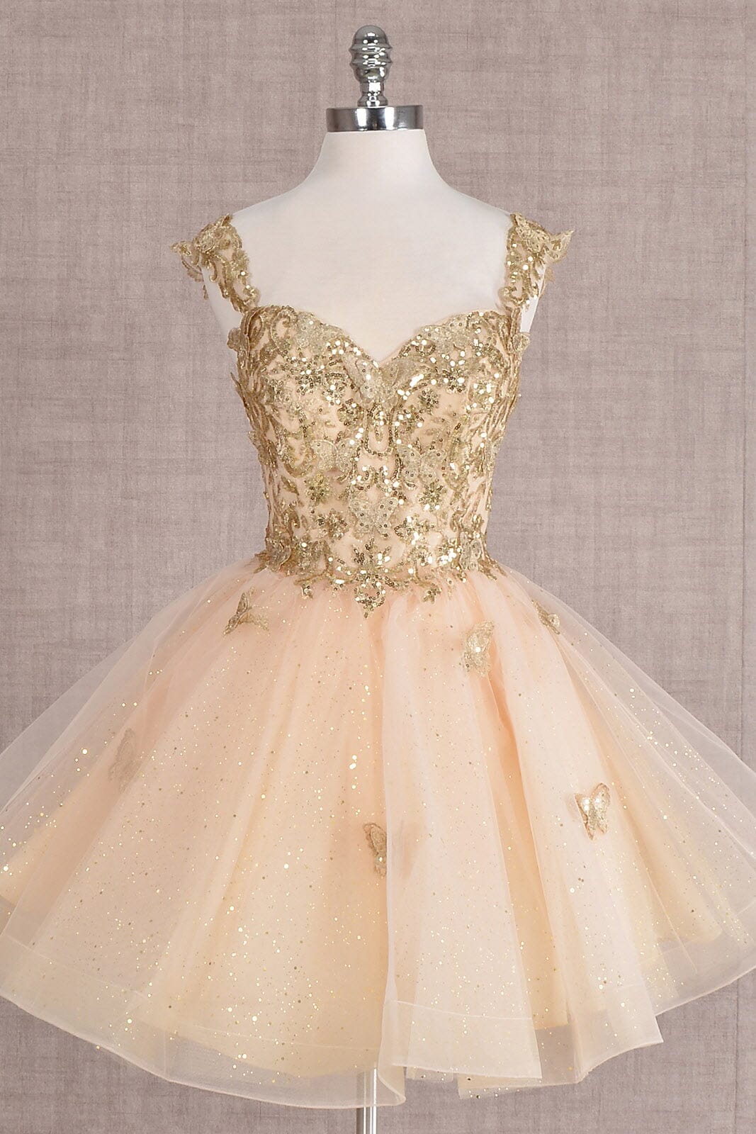 3D Butterfly Short Sleeveless Dress by Elizabeth K GS3186 - product image 34