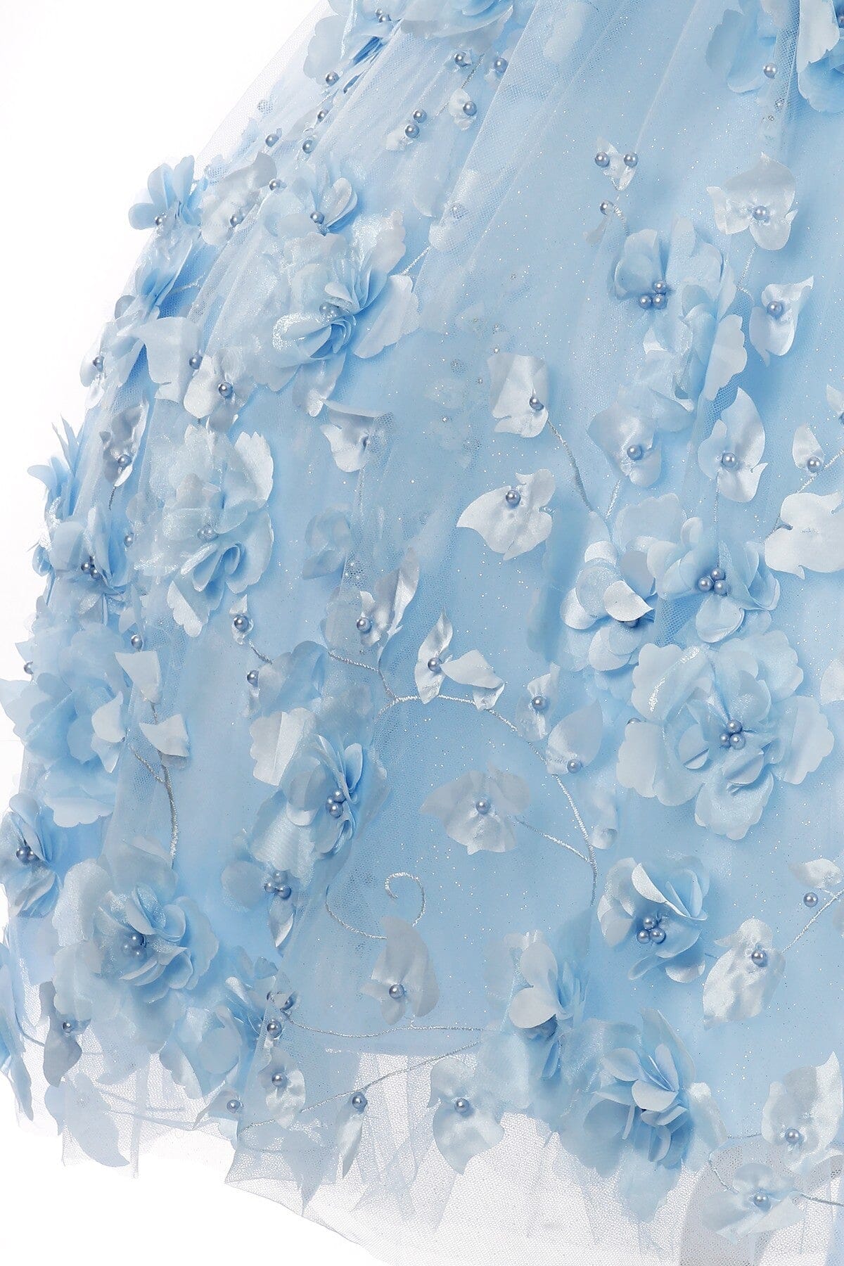 3D Floral Cape Ball Gown by Cinderella Couture 8030J - product image 13