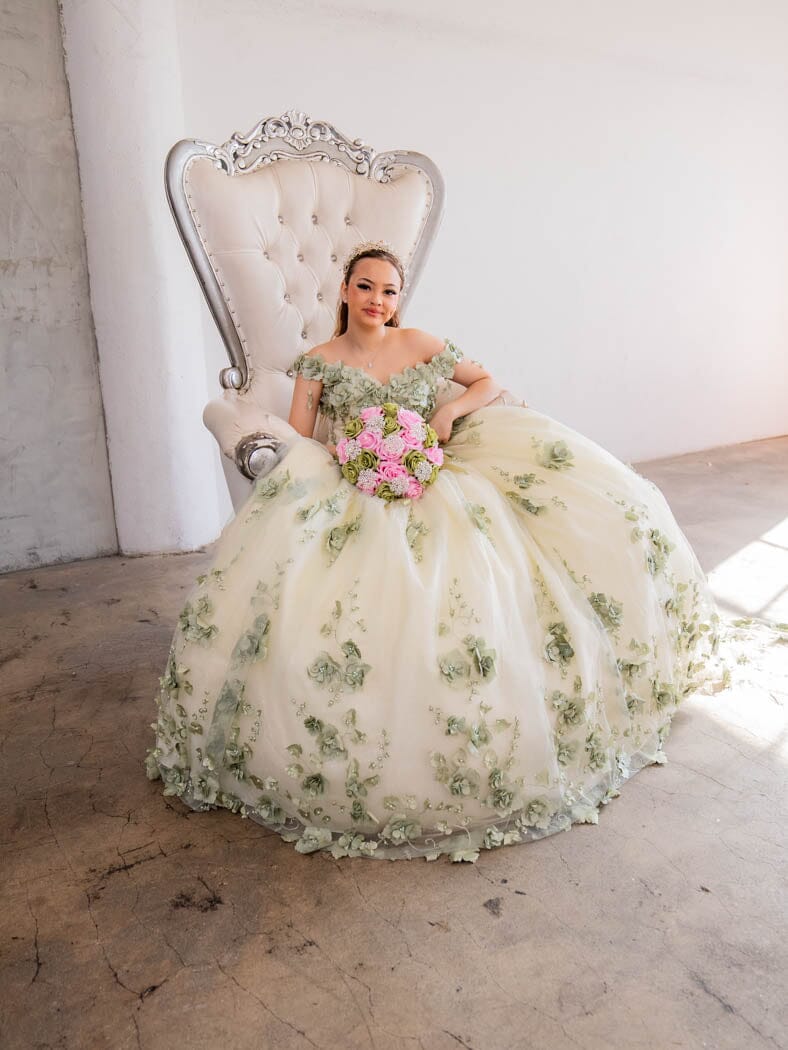 3D Floral Off Shoulder Ball Gown by Calla SCL-30005 - product image 29