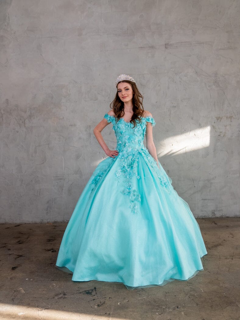 3D Floral Off Shoulder Ball Gown by Calla WB-21551 - product image 16