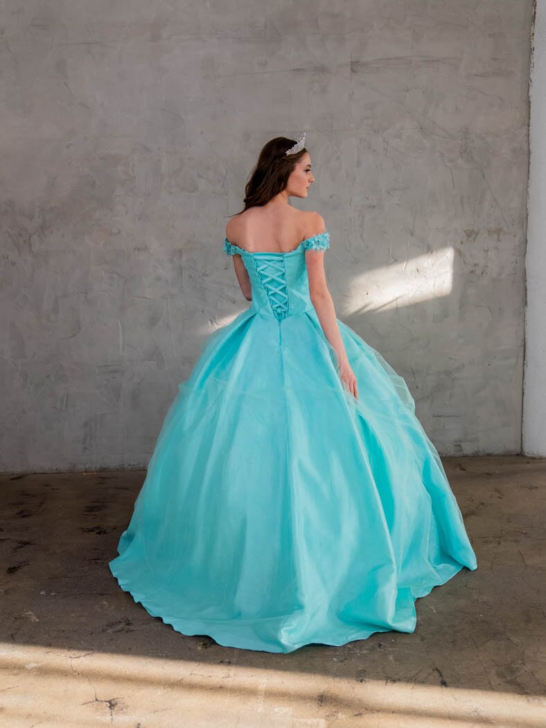 3D Floral Off Shoulder Ball Gown by Calla WB-21551 - product image 15