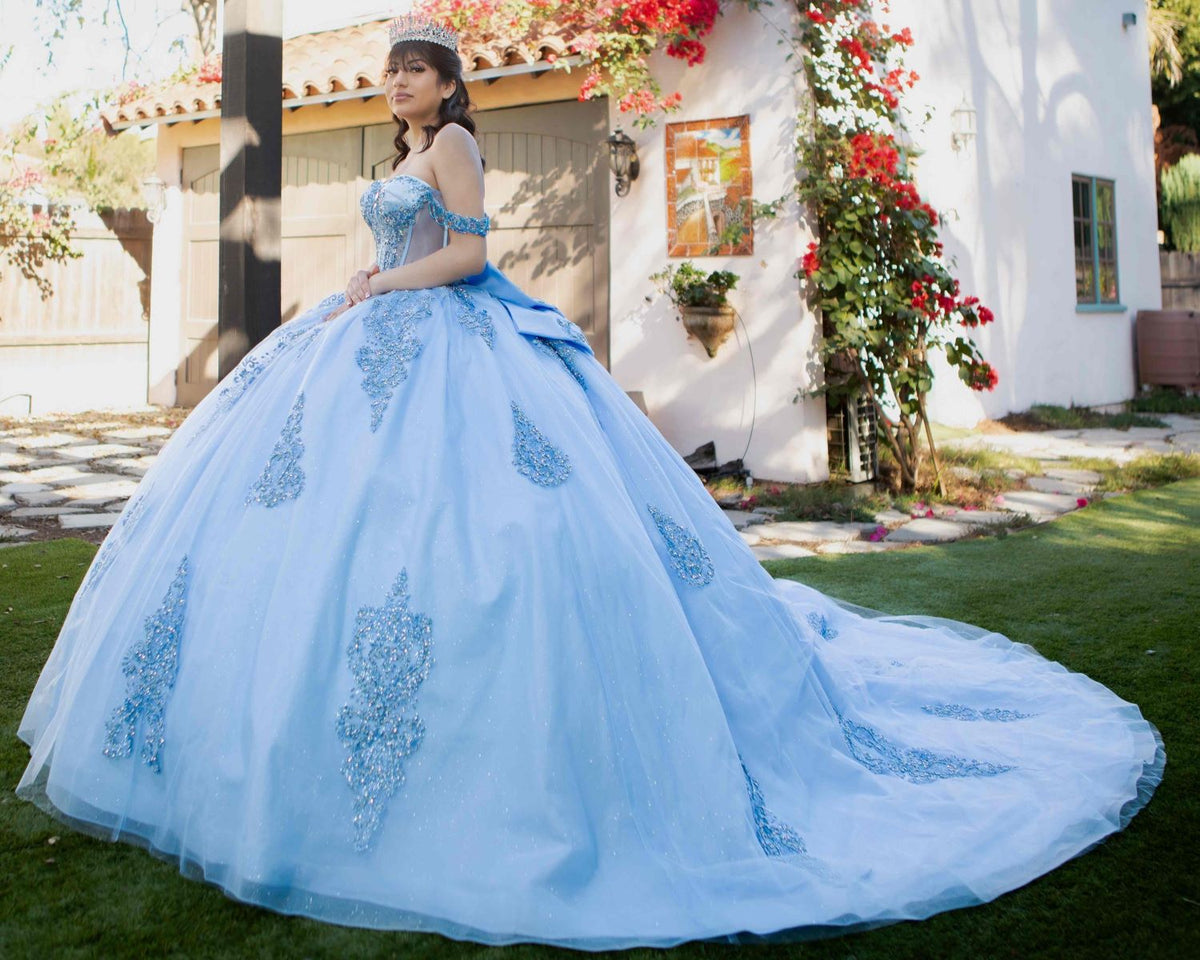 Off Shoulder Ball Gown by Cinderella Couture 8190J - product image 10