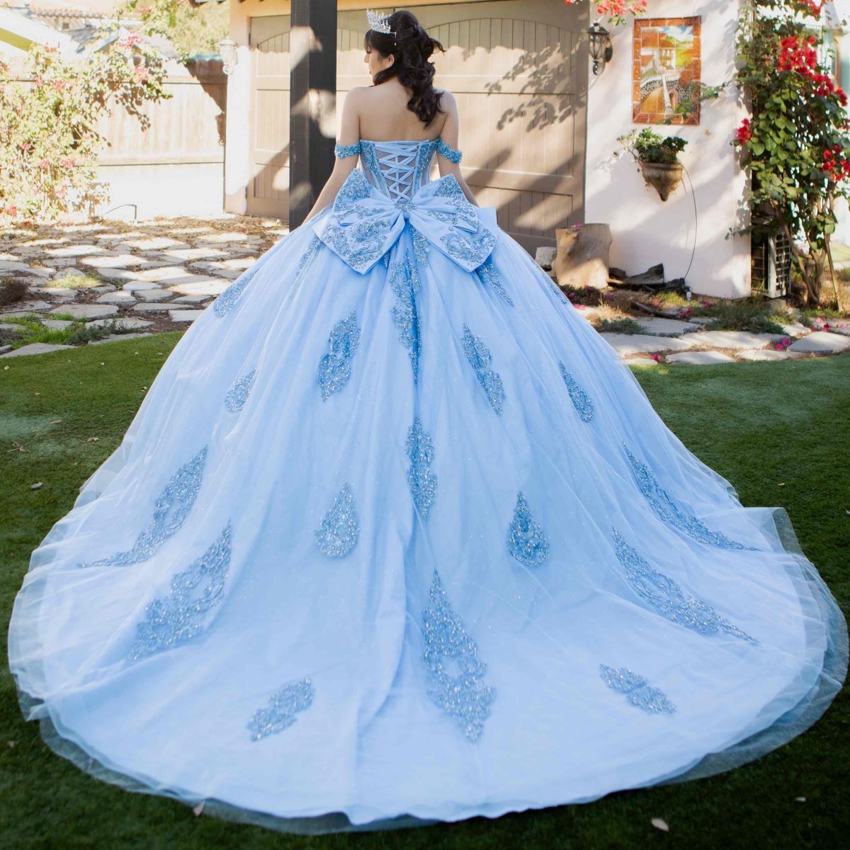 Off Shoulder Ball Gown by Cinderella Couture 8190J - product image 7