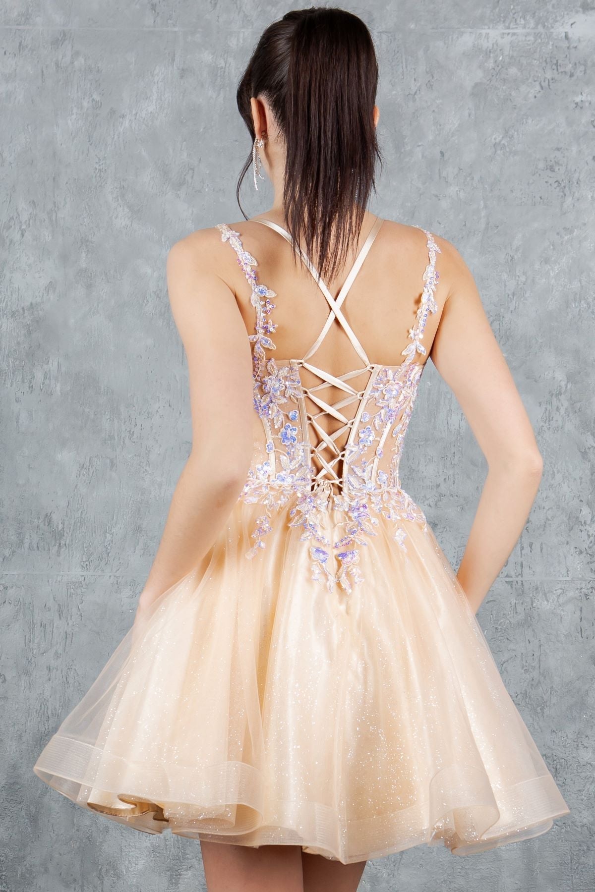 Short Sleeveless Dress by Cinderella Couture 8305J - product image 12
