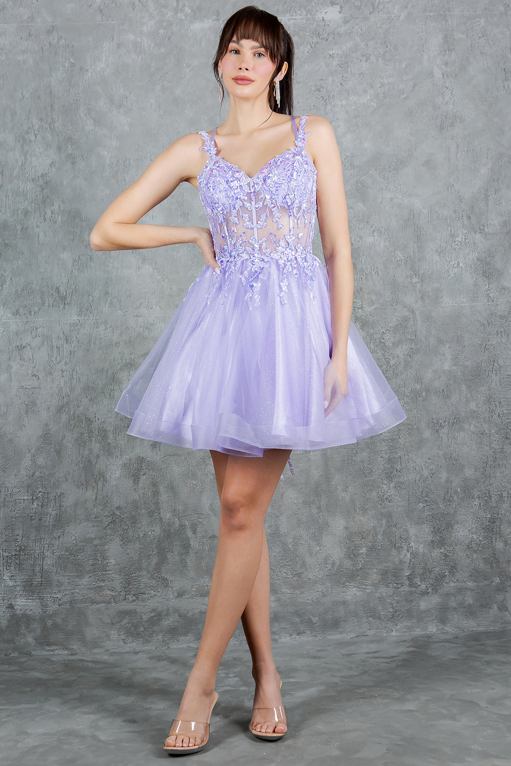Short Sleeveless Dress by Cinderella Couture 8305J - product image 20