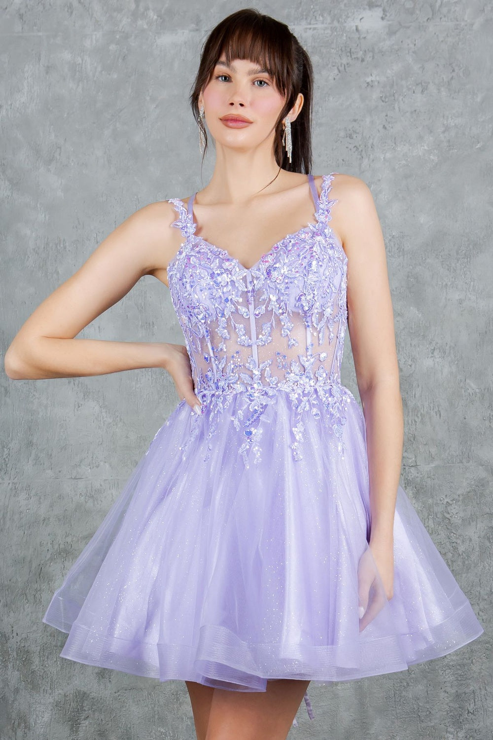 Short Sleeveless Dress by Cinderella Couture 8305J - product image 16