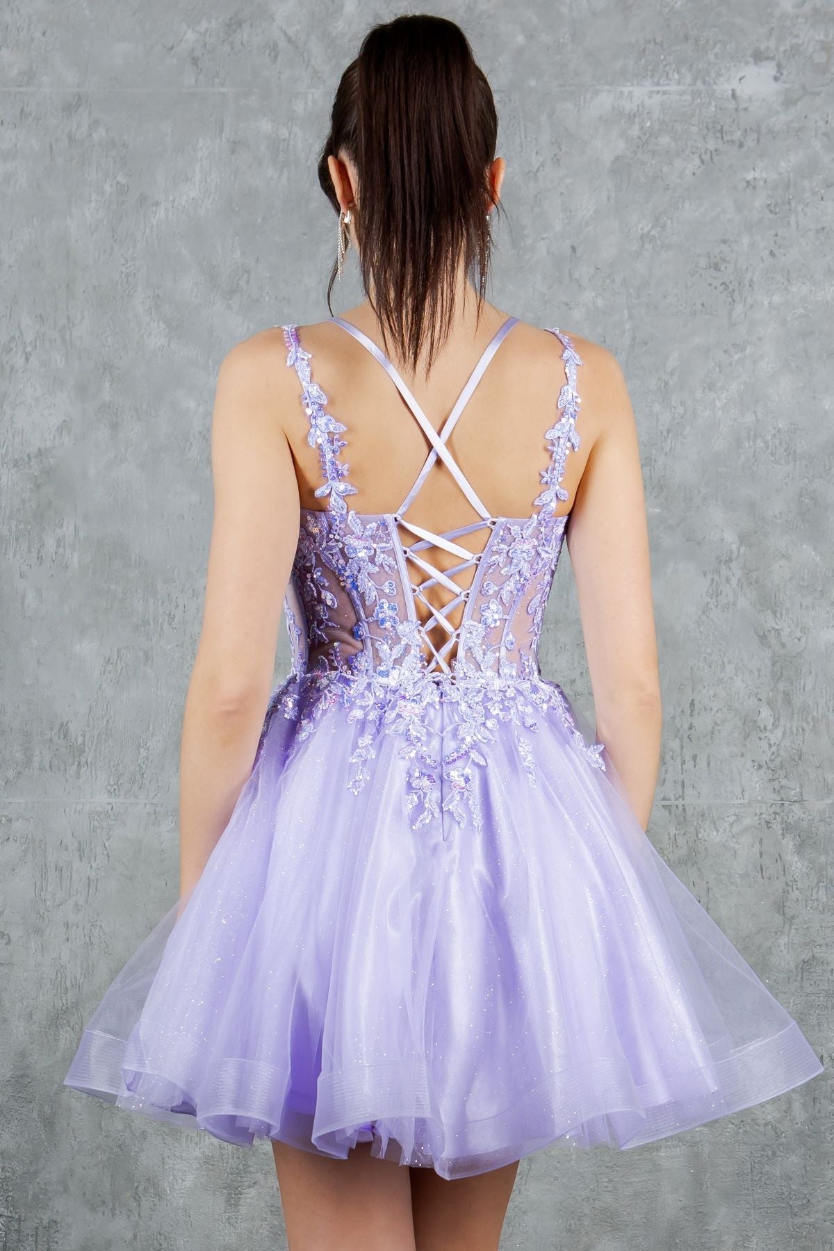 Short Sleeveless Dress by Cinderella Couture 8305J - product image 17