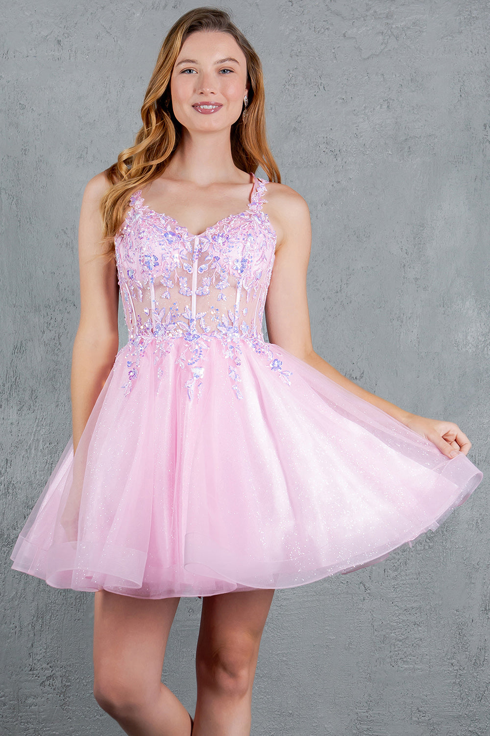 Short Sleeveless Dress by Cinderella Couture 8305J - product image 6