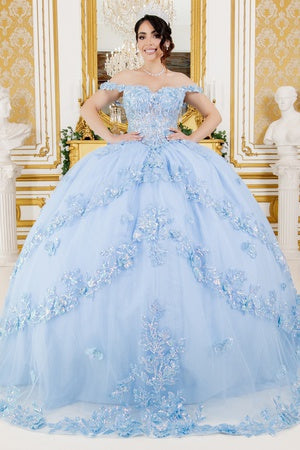 Applique Sleeveless Ball Gown by Cinderella Couture 8310J - product image 1