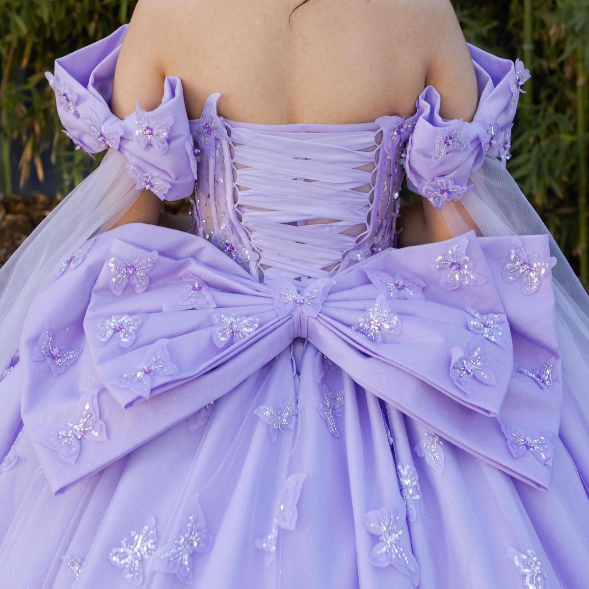 Cape Sleeve Ball Gown by Cinderella Couture 8350J - product image 10