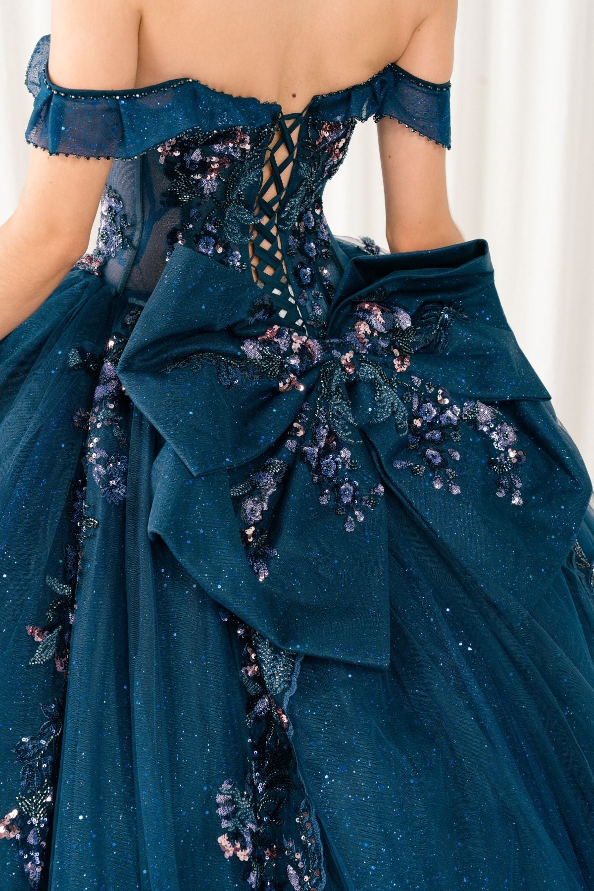 Off Shoulder Ball Gown by Cinderella Couture 8440JQ - product image 4