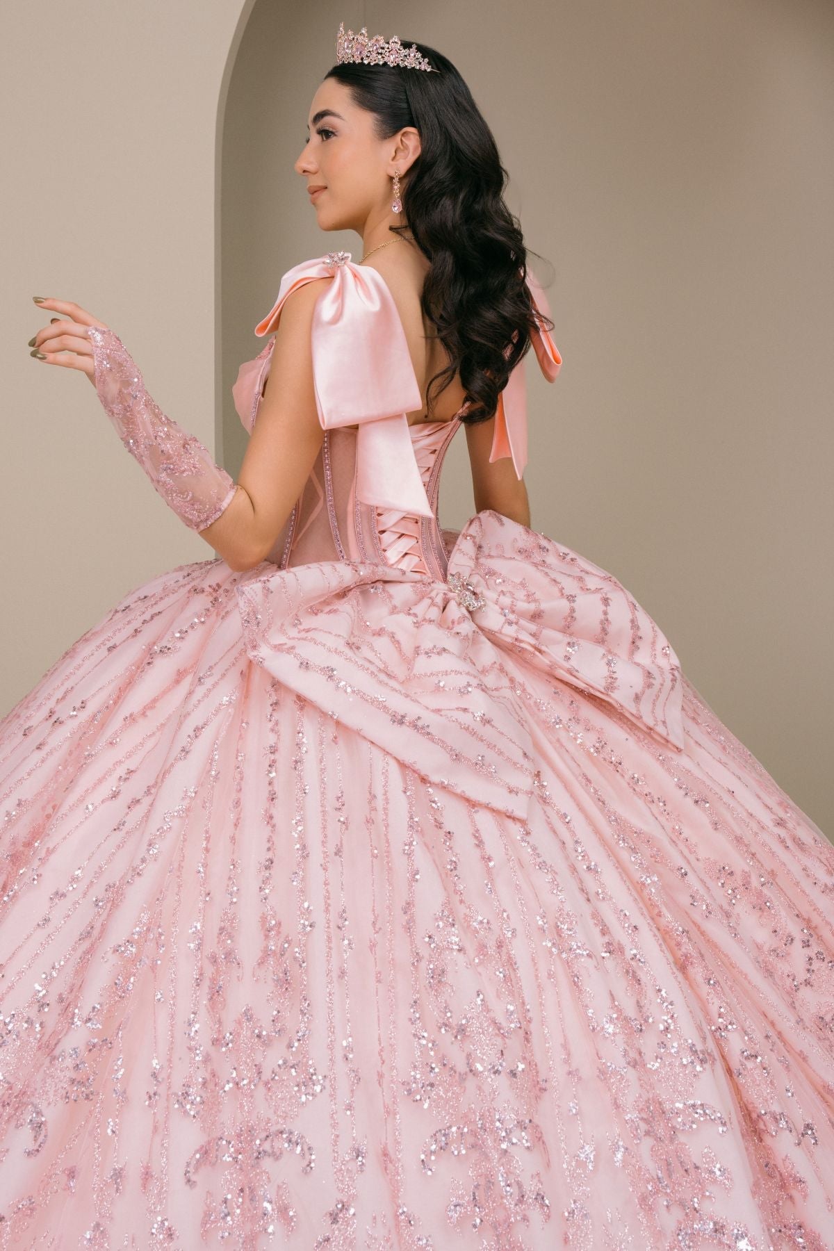 Sleeveless Bow Ball Gown by Cinderella Couture 8530JQ - product image 7