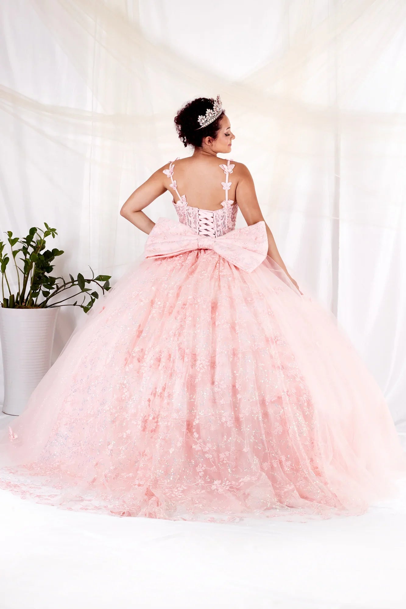 Applique Sleeveless Ball Gown by Calla SCL-30039 - product image 7