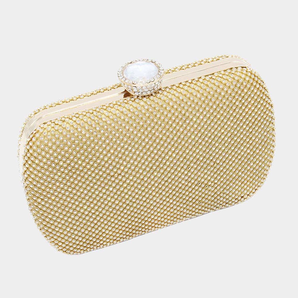 Bling Rectangle Evening Clutch / Crossbody Bag EB10015