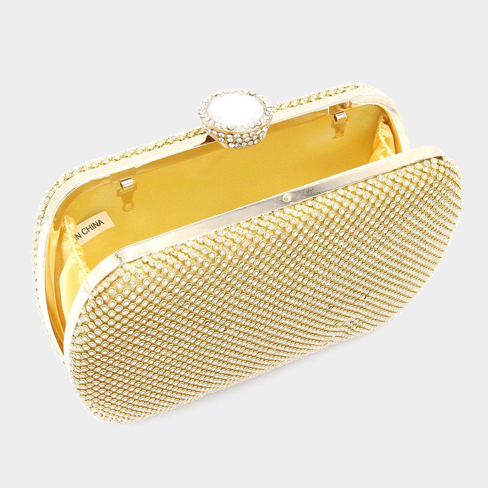 Bling Rectangle Evening Clutch / Crossbody Bag EB10015