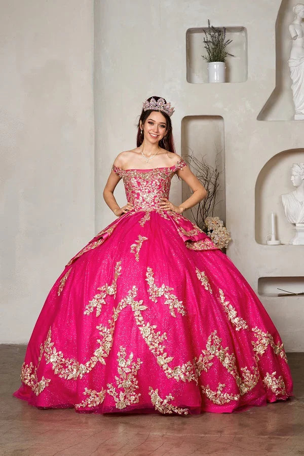 Applique Off Shoulder Ball Gown by Calla SCL-30020 - product image 1