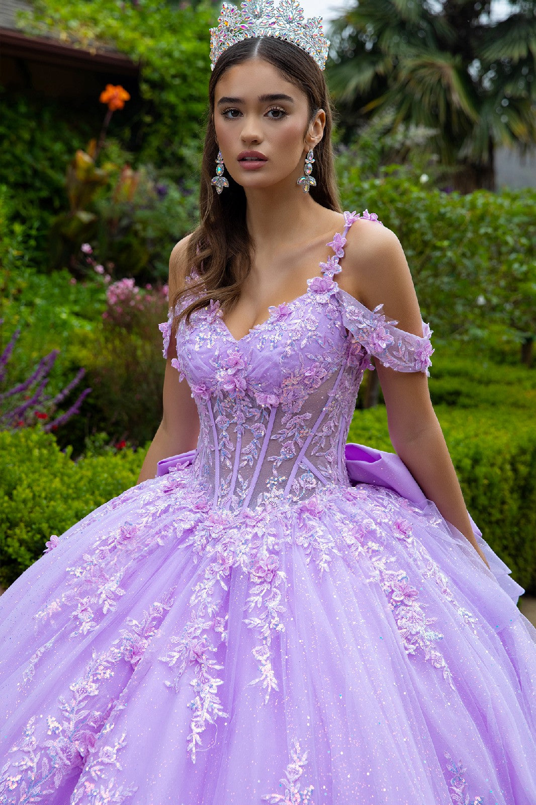 Off Shoulder Ruffled Ball Gown by GLS Gloria GL3520 - product image 3