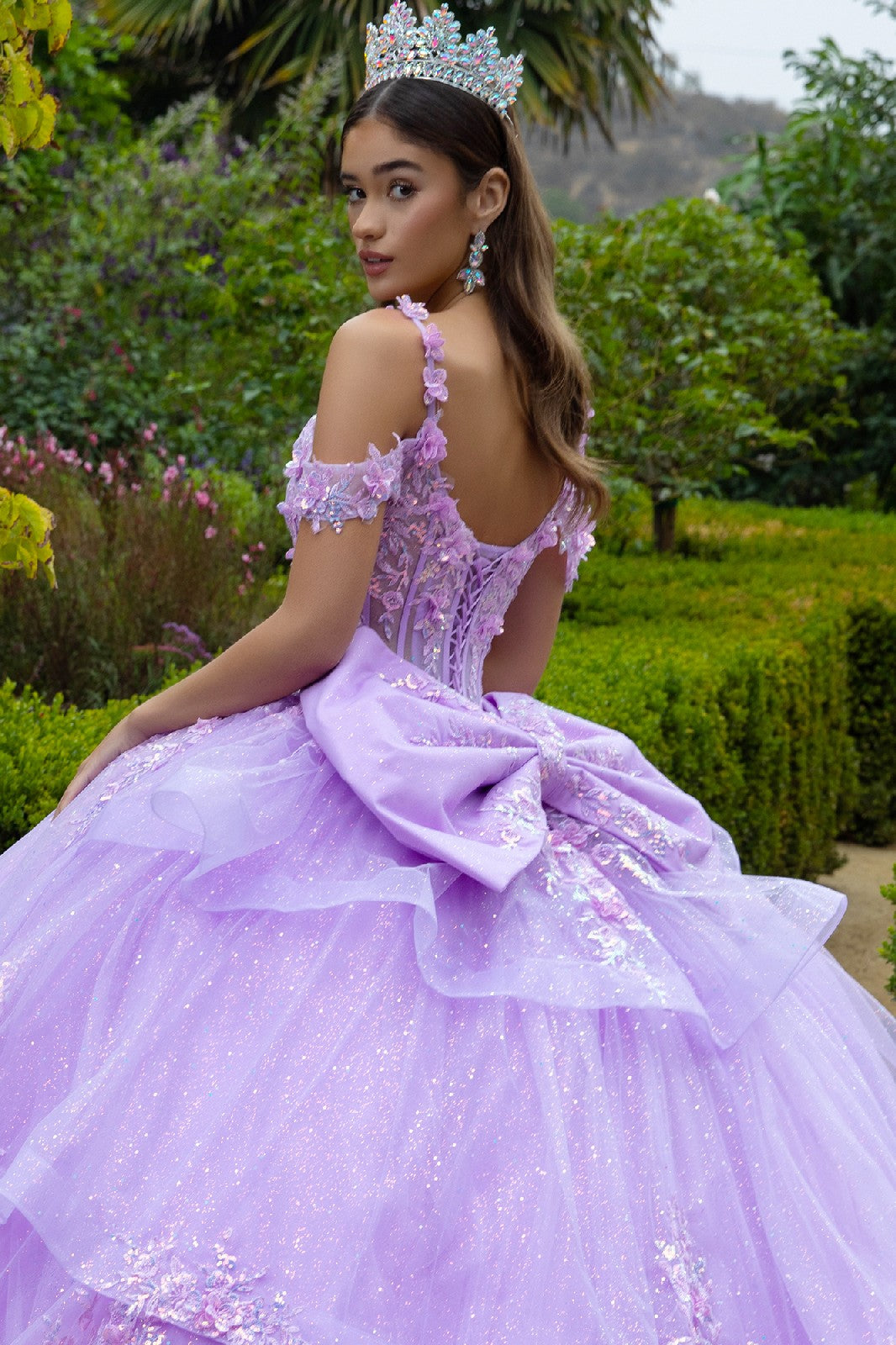 Off Shoulder Ruffled Ball Gown by GLS Gloria GL3520 - product image 4