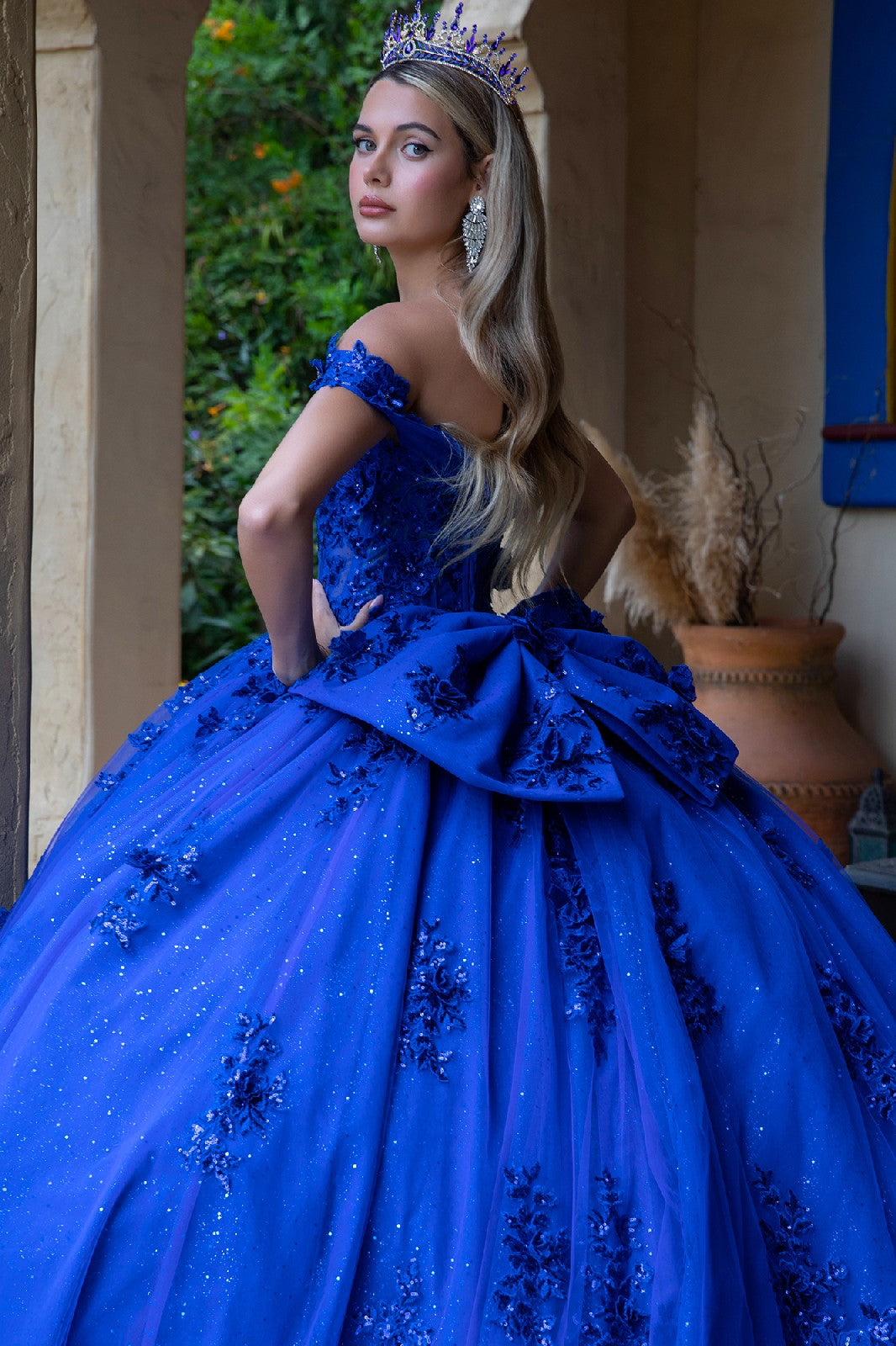 3D Floral Off Shoulder Ball Gown by GLS Gloria GL3521 - product image 4