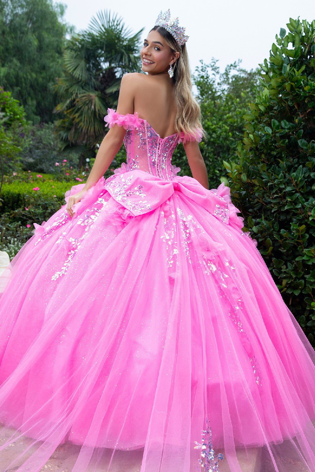 Off Shoulder Corset Ball Gown by GLS Gloria GL3547 - product image 2