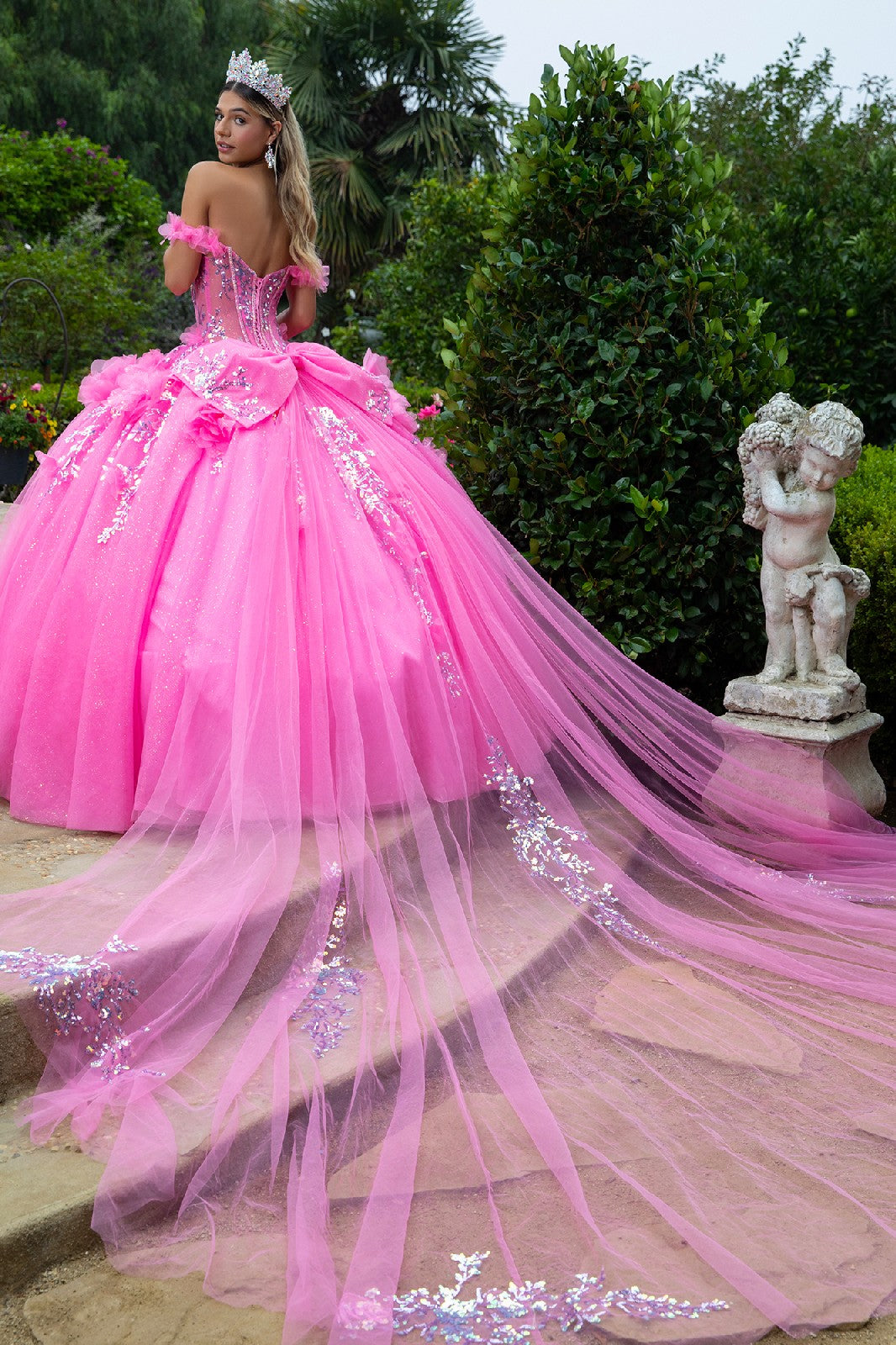 Off Shoulder Corset Ball Gown by GLS Gloria GL3547 - product image 6