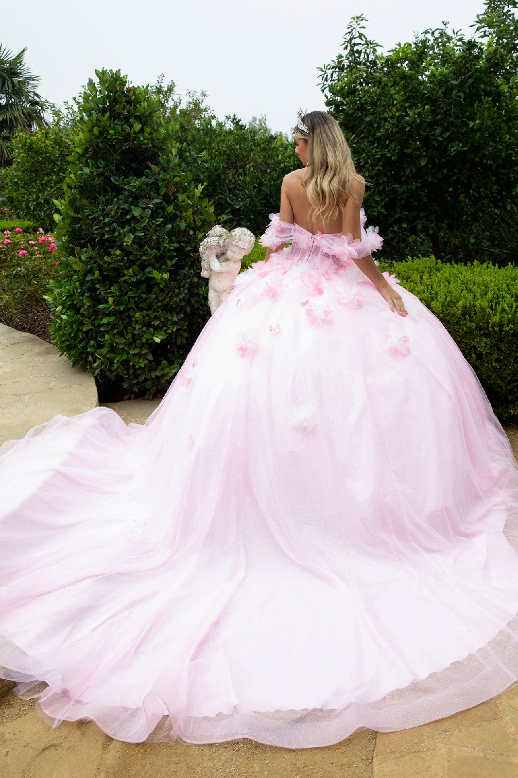 Off Shoulder Corset Ball Gown by GLS Gloria GL3608 - product image 2