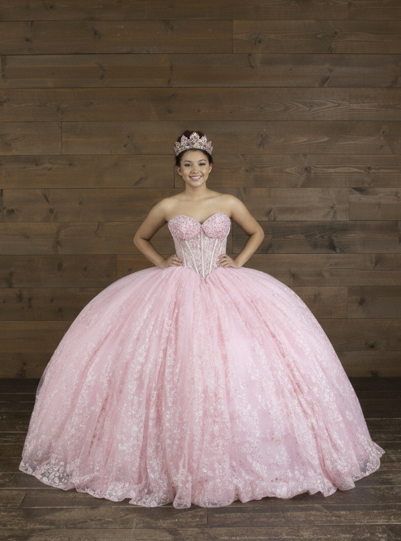 Applique Strapless Corset Ball Gown by Calla SCL-30043 - product image 5