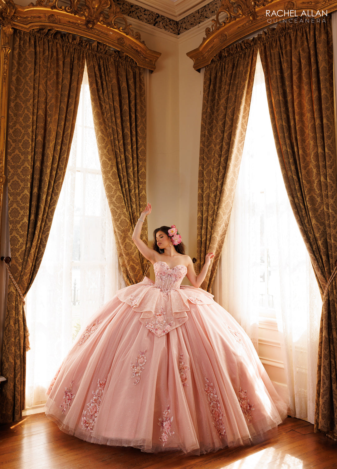 Strapless Quinceanera Dress by Rachel Allan RQ1190 - product image 1