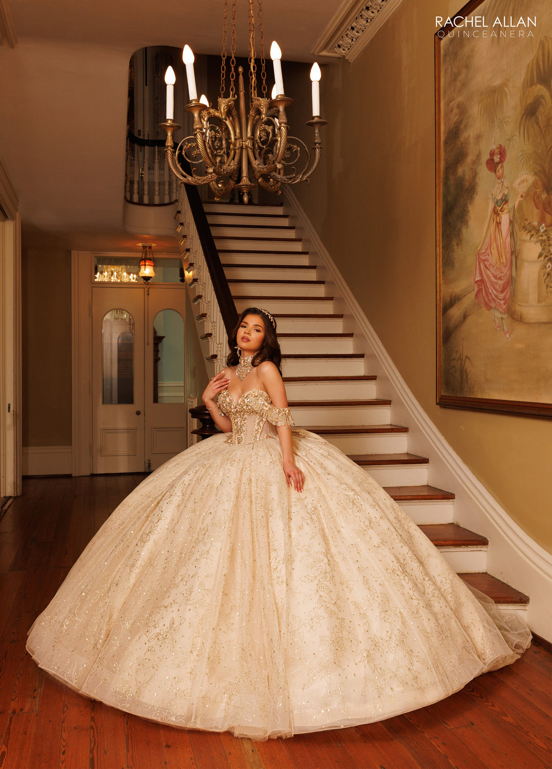 3D Floral Quinceanera Dress by Rachel Allan RQ1192 - product image 1