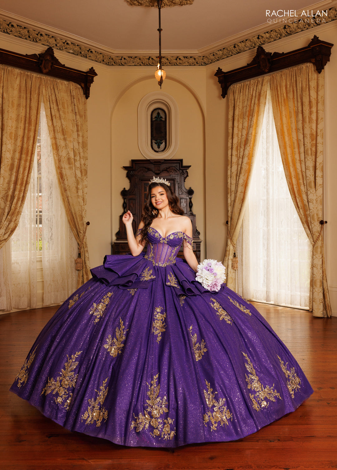Off Shoulder Quinceanera Dress by Rachel Allan RQ1194 - product image 1